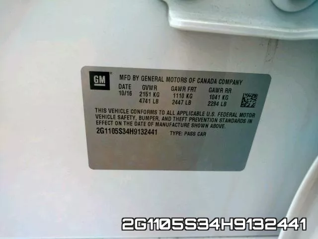 2G1105S34H9132441 фото 2