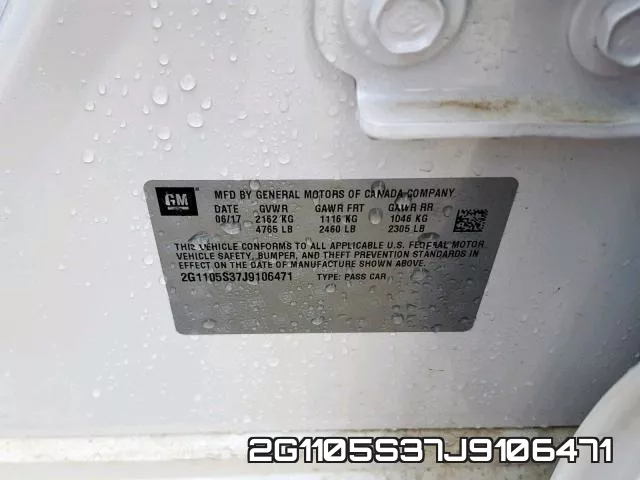 2G1105S37J9106471 фото 2
