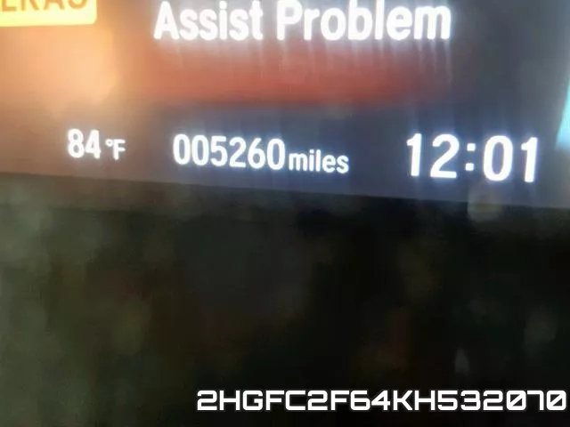 2HGFC2F64KH532070 фото 9