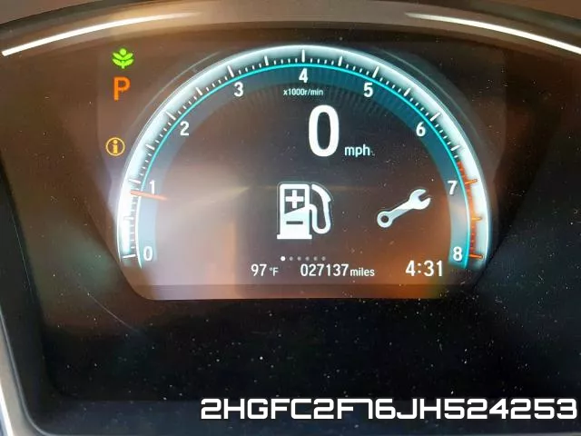 2HGFC2F76JH524253 фото 9