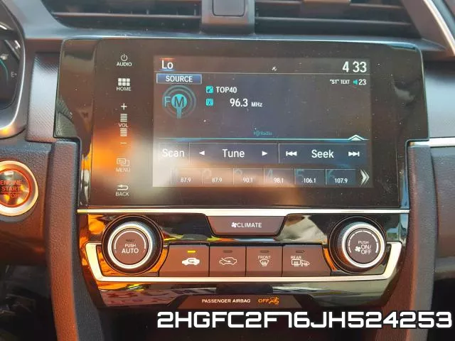 2HGFC2F76JH524253 фото 10