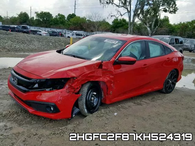 2HGFC2F87KH524319 фото 3