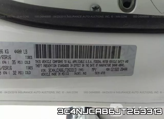 3C4NJCAB6JT263313 фото 10