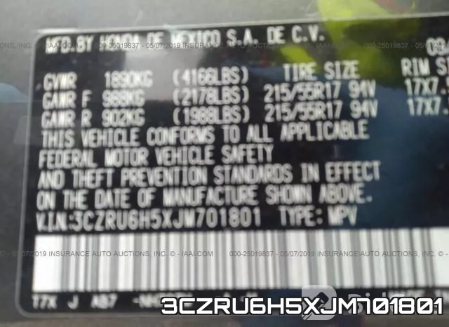 3CZRU6H5XJM701801 фото 10