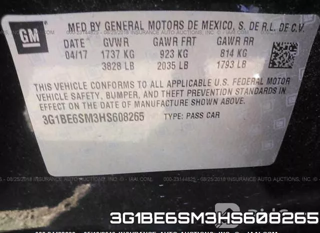 3G1BE6SM3HS608265 фото 10