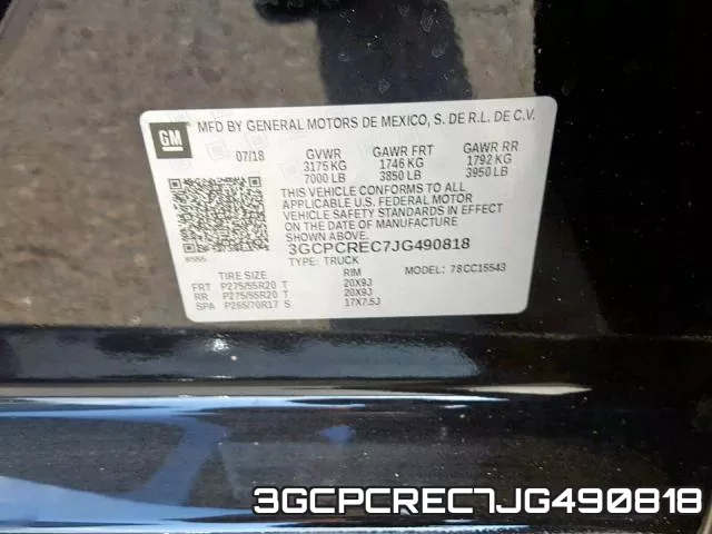 3GCPCREC7JG490818 фото 2