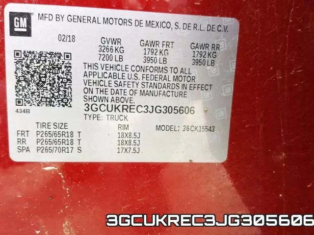 3GCUKREC3JG305606 фото 2