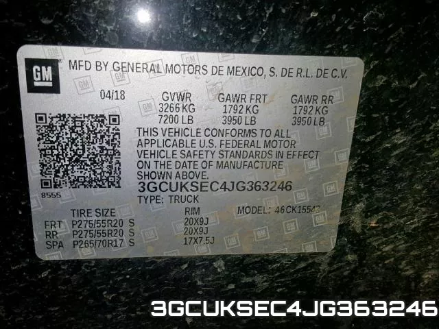 3GCUKSEC4JG363246 фото 2