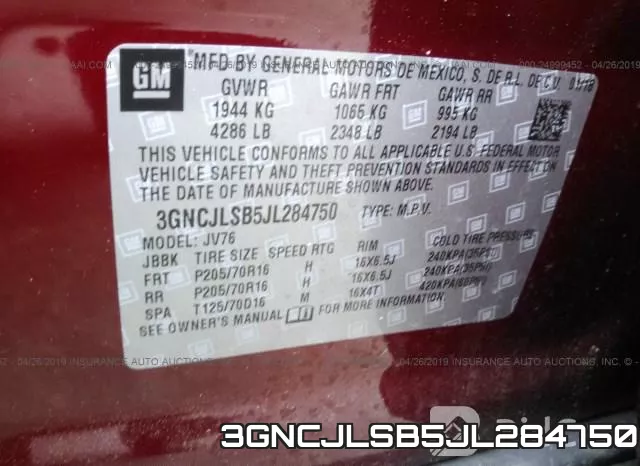 3GNCJLSB5JL284750 фото 10