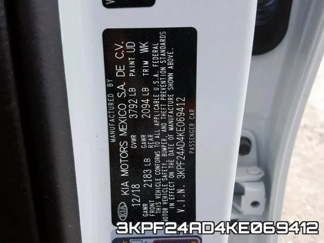 3KPF24AD4KE069412 фото 2