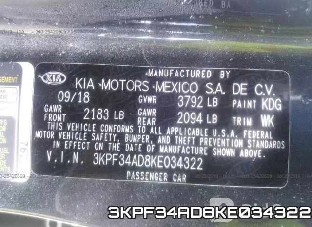 3KPF34AD8KE034322 фото 10