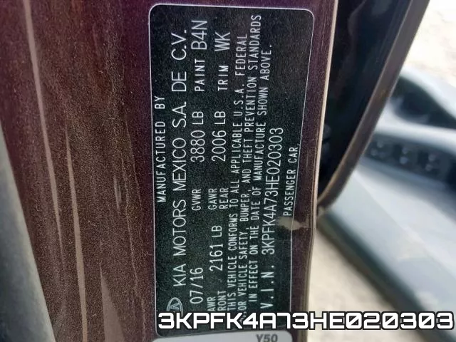 3KPFK4A73HE020303 фото 2