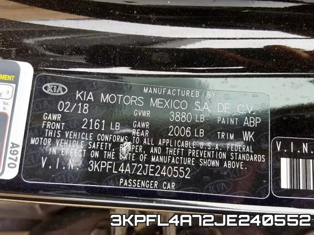 3KPFL4A72JE240552 фото 2