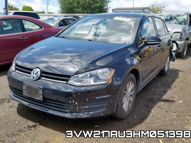 3VW217AU3HM051398 фото 3