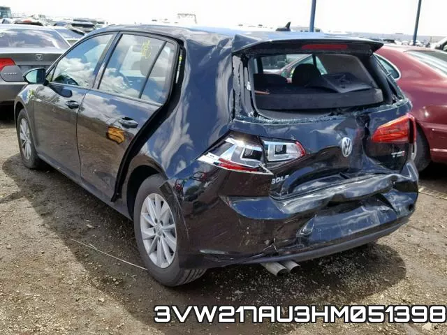 3VW217AU3HM051398 фото 4