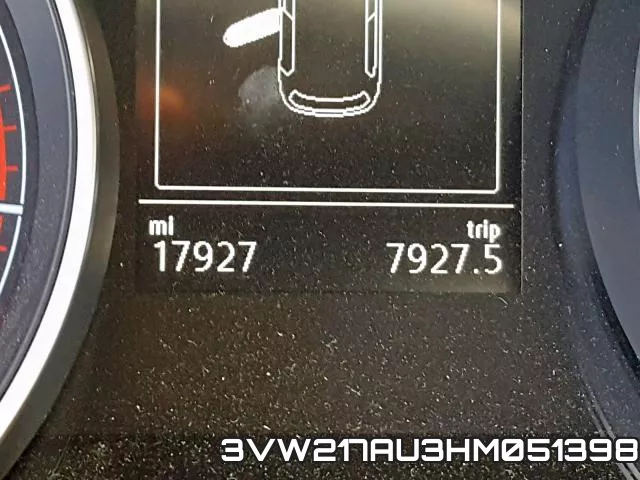 3VW217AU3HM051398 фото 9