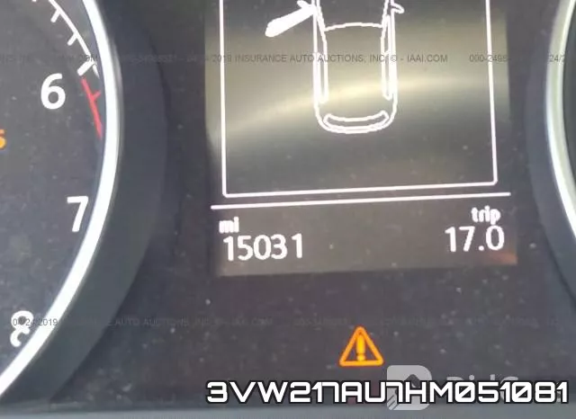3VW217AU7HM051081 фото 8
