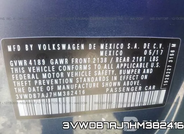 3VWDB7AJ7HM382416 фото 10