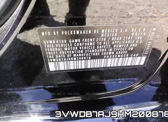 3VWDB7AJ9HM200876 фото 10