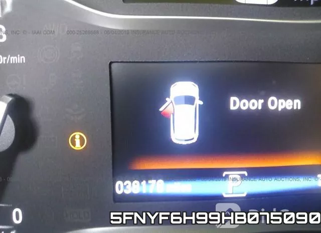 5FNYF6H99HB075090 фото 8
