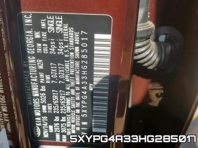 5XYPG4A33HG285017 фото 2