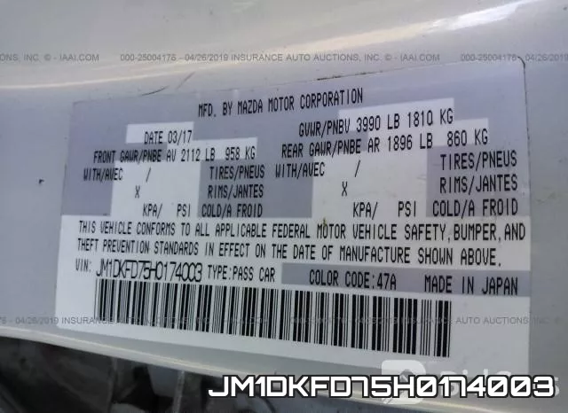 JM1DKFD75H0174003 фото 10