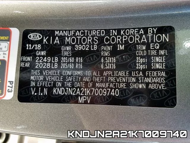 KNDJN2A21K7009740 фото 2