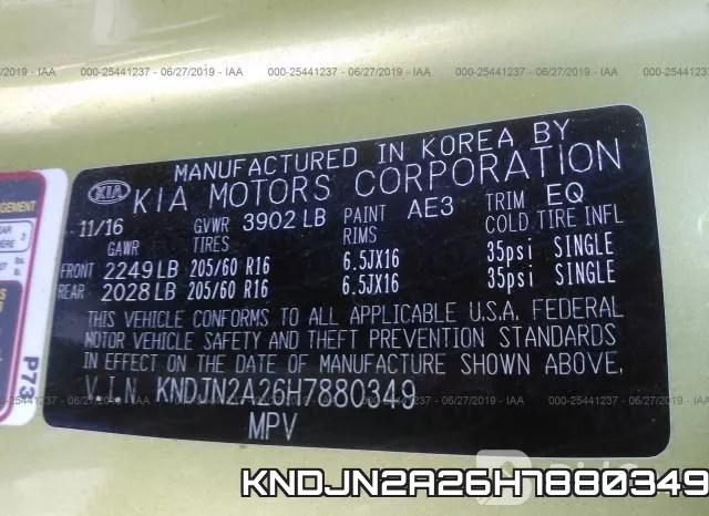 KNDJN2A26H7880349 фото 10