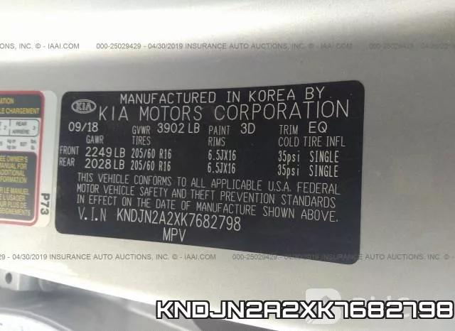 KNDJN2A2XK7682798 фото 10