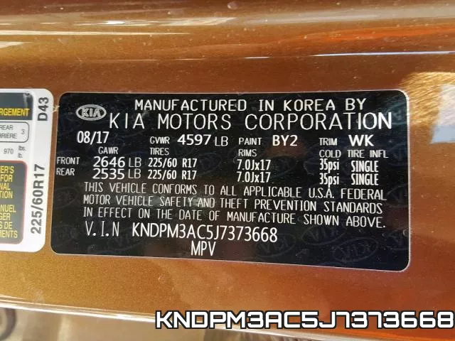 KNDPM3AC5J7373668 фото 2