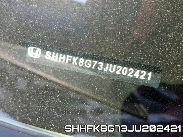 SHHFK8G73JU202421 фото 2