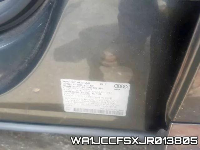 WA1JCCFSXJR013805 фото 2