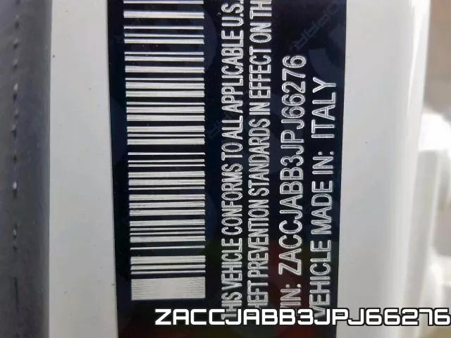 ZACCJABB3JPJ66276 фото 2
