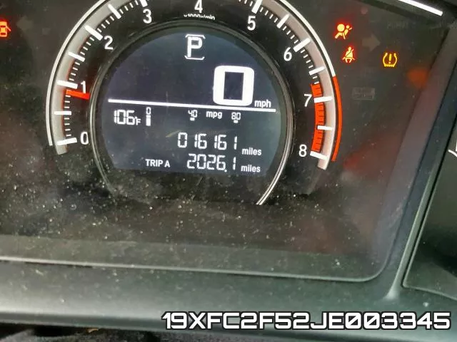 19XFC2F52JE003345 фото 9