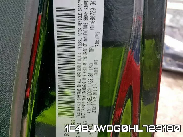 1C4BJWDG0HL723180 фото 2