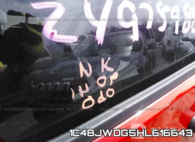 1C4BJWDG5HL616643 фото 8