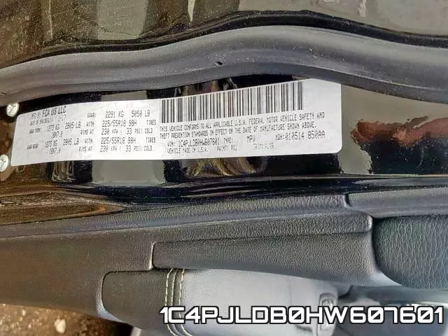 1C4PJLDB0HW607601 фото 2