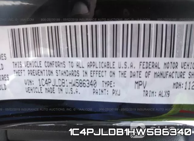 1C4PJLDB1HW586340 фото 10