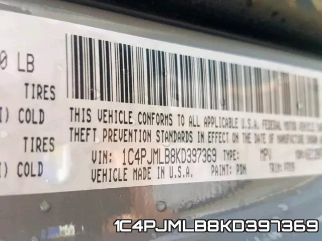 1C4PJMLB8KD397369 фото 2