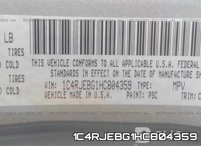 1C4RJEBG1HC804359 фото 10