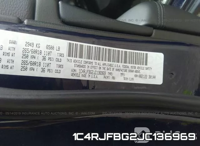 1C4RJFBG2JC136969 фото 10