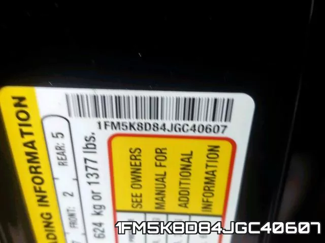 1FM5K8D84JGC40607 фото 2