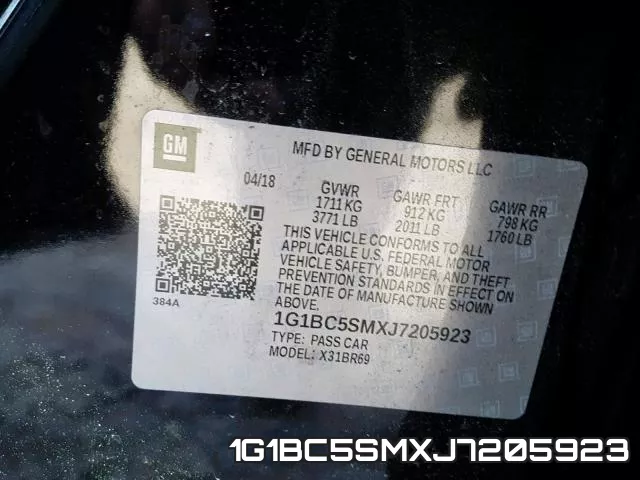 1G1BC5SMXJ7205923 фото 2