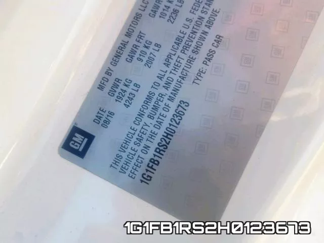 1G1FB1RS2H0123673 фото 2