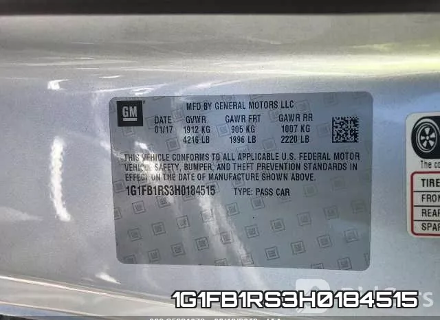 1G1FB1RS3H0184515 фото 10