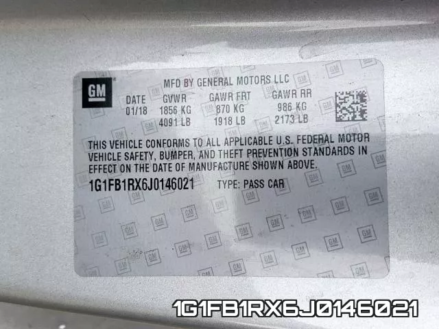 1G1FB1RX6J0146021 фото 2