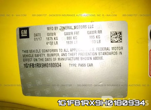 1G1FB1RX9H0180934 фото 10