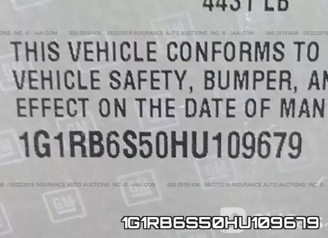 1G1RB6S50HU109679 фото 10
