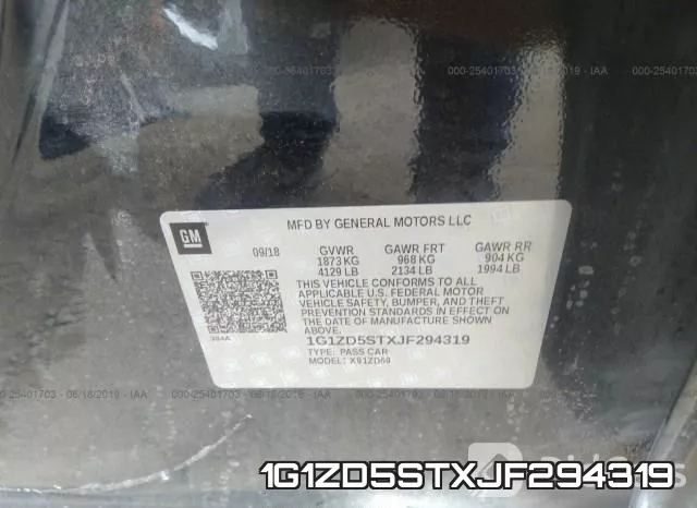 1G1ZD5STXJF294319 фото 10
