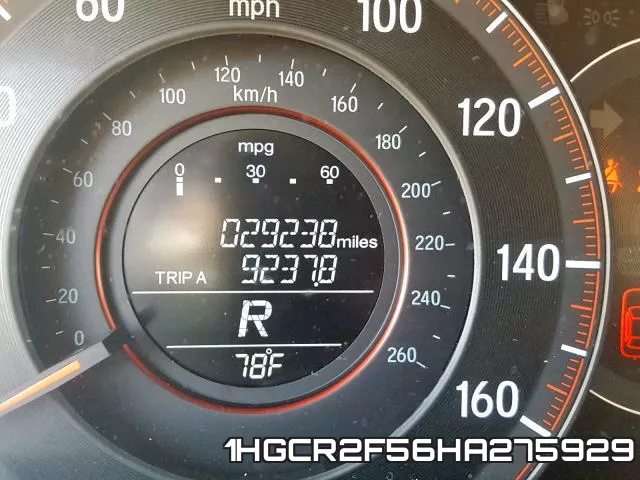 1HGCR2F56HA275929 фото 9